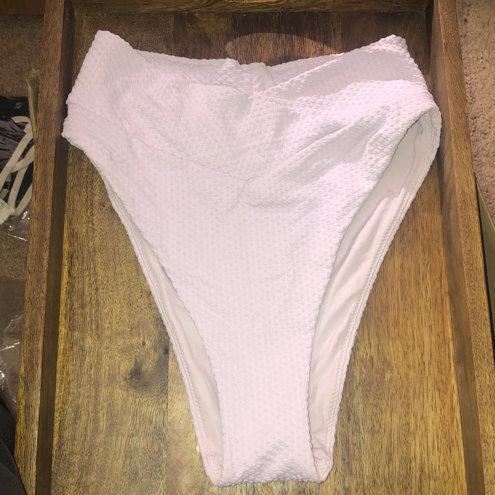 Aerie Textured Lilac Bikini Bottom